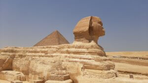 Sphinx et pyramide de Kheops